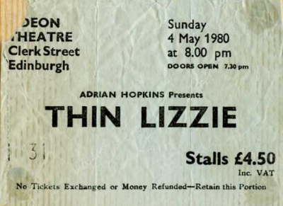 Thin Lizzie - May '80