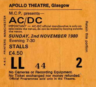 AC/DC - Nov '80
