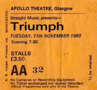 Triumph - Nov '80