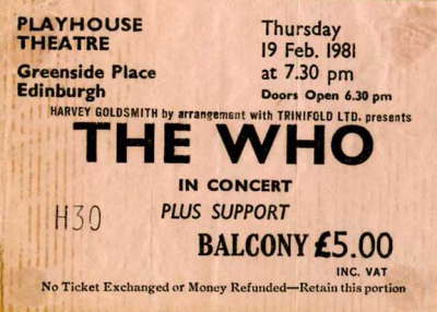 The Who - Feb '81