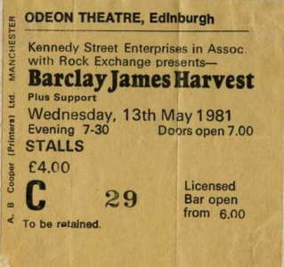 Barclay James Harvest - May '81