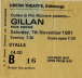 Gillan - Nov '81