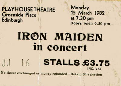 Iron Maiden - Mar '82