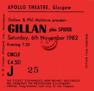 Gillan - Nov '82
