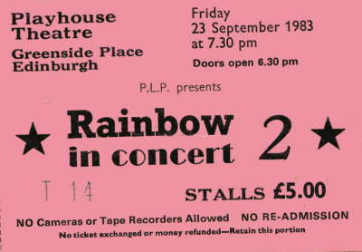 Rainbow - Sep '83