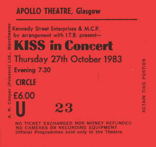 Kiss - Oct '83