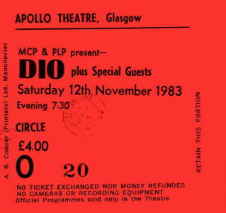 Dio - Nov '83