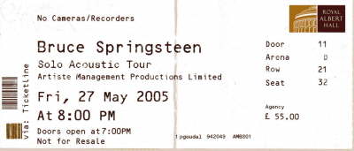 Bruce Springsteen - May '05