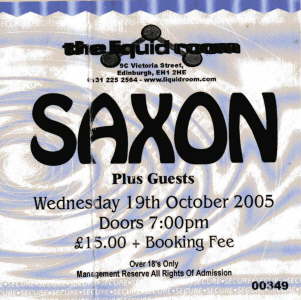 Saxon - Oct '05