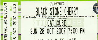 Black Stone Cherry Oct '07