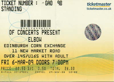 Elbow Mar '09