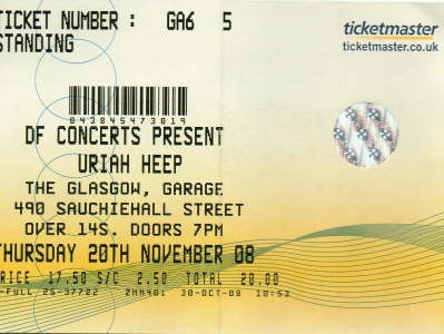 Uriah Heep Nov '08