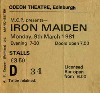 Iron Maiden - Mar '81