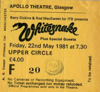 Whitesnake - May '81