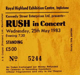 Rush - May '83