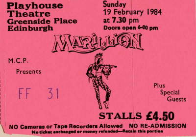 Marillion - Feb '84