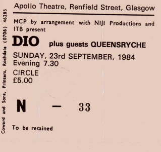Dio - Sep '84