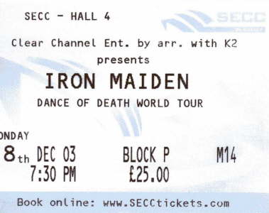 Iron Maiden - Dec '03